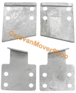 PowrMover   Clamping plate  sloping (2 pieces)